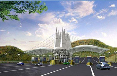 收費(fèi)站張拉膜